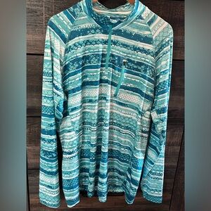 Silver Bait Men's Long Sleeve Pullover Half Zip Size XL